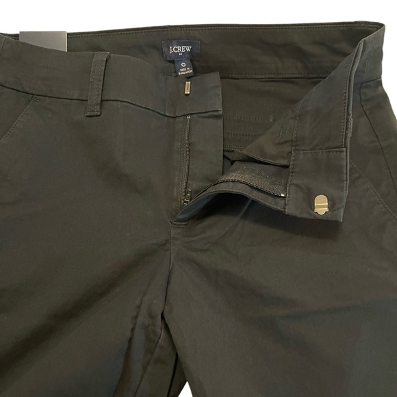 NWT J. Crew 9” Bermuda Shorts Black size 0 high rise modest - Picture 7 of 14